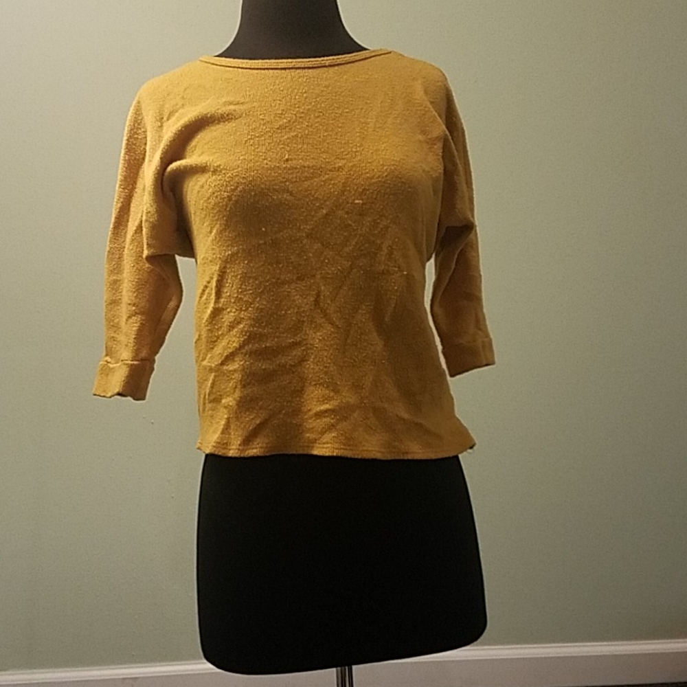 Mustard yellow top